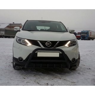 Bull Bar WT003 Black Stainless Steel Nissan Qashqai 2014-2021 photo 3