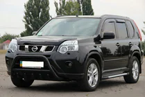 Nissan X-trail T31 2007-2014 Front Guard WT003 Black (Stainless Steel) photo 4