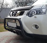 Nissan X-trail T31 2007-2014 Front Guard WT003 Black (Stainless Steel) photo 9