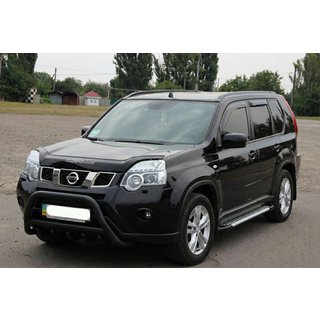 Front Guard WT003 Black (Stainless Steel) Nissan X-trail T31 2007-2014 photo 1