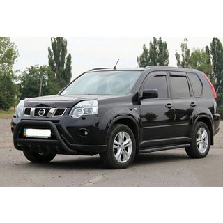 Front Guard WT003 Black (Stainless Steel) Nissan X-trail T31 2007-2014 photo 2