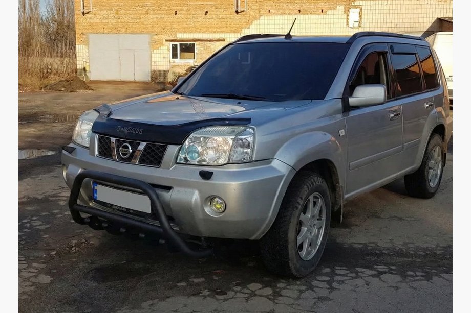Nissan X-trail T31 2007-2014 Front Guard WT003 Black (Stainless Steel) Photo 11