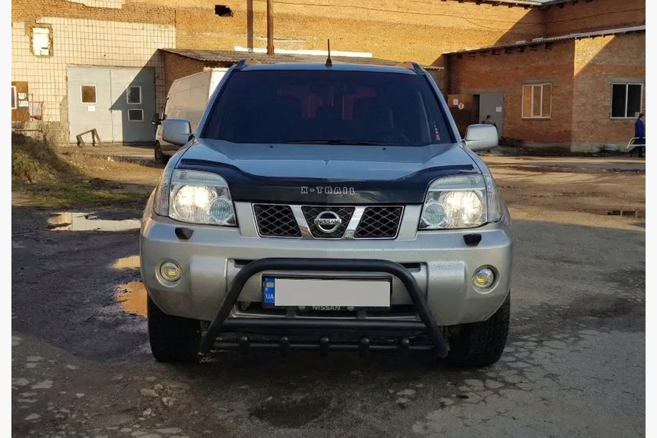 Nissan X-trail T31 2007-2014 Front Guard WT003 Black (Stainless Steel) Photo 5