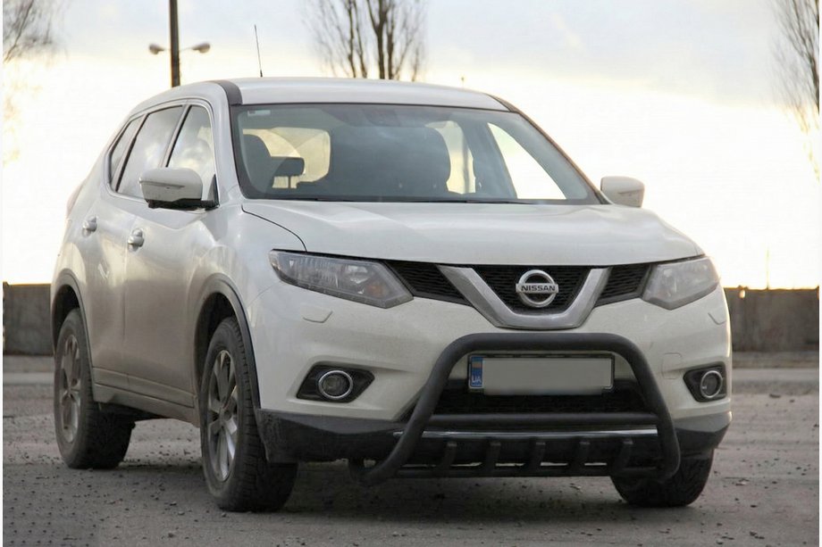 Nissan X-trail T32/Rogue 2014-2021 Bull Bar WT003 Black Stainless Steel Photo 1