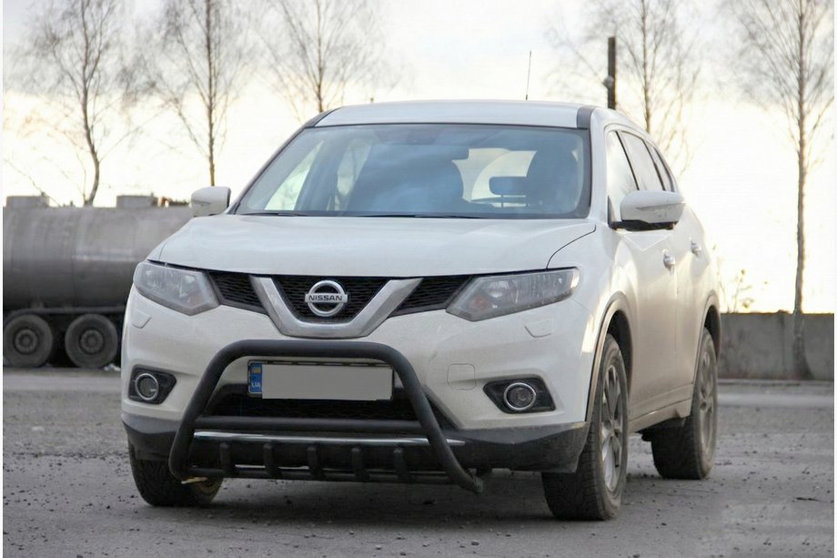 Nissan X-trail T32/Rogue 2014-2021 Bull Bar WT003 Black Stainless Steel Photo 2