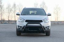 SsangYong Korando 2010-2019 Bull Bar WT003 Black (Stainless Steel) photo 4