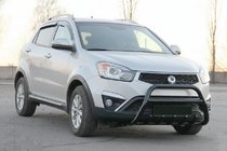 SsangYong Korando 2010-2019 Bull Bar WT003 Black (Stainless Steel) photo 1