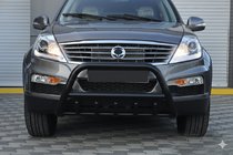 SsangYong Rexton I 2001-2017 Bull Bar WT003 Black Stainless Steel photo 4