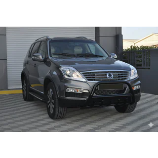 Bull Bar WT003 Black Stainless Steel SsangYong Rexton I 2001-2017 photo 3