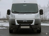 Peugeot Boxer 2006-2025 Front Bar WT003 Black (Stainless Steel) photo 4
