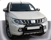 Mitsubishi L200 2015-2024 Bull Bar WT003 Black Stainless Steel photo 3