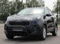 Kia Sportage 2015-2021 Bull Bar WT003 Black Stainless Steel photo 1