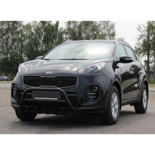 Bull Bar WT003 Black Stainless Steel Kia Sportage 2015-2021 photo 1