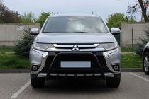 Mitsubishi Outlander 2012-2021 Bull Bar WT003 Black (Stainless Steel) photo 4