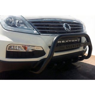 Bull Bar WT004 Black (Stainless Steel) SsangYong Rexton I 2001-2017 photo 1