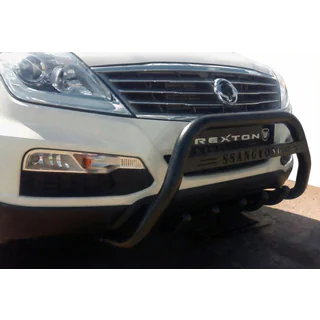Bull Bar WT004 Black (Stainless Steel) SsangYong Rexton I 2001-2017 photo 1