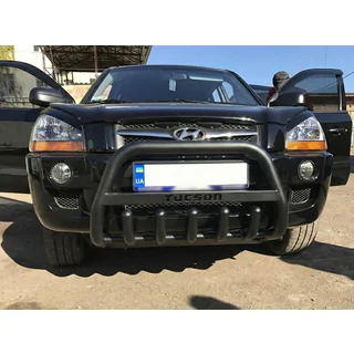 Bull Bar WT004 Black (Stainless Steel) Hyundai Tucson JM 2004- photo 2