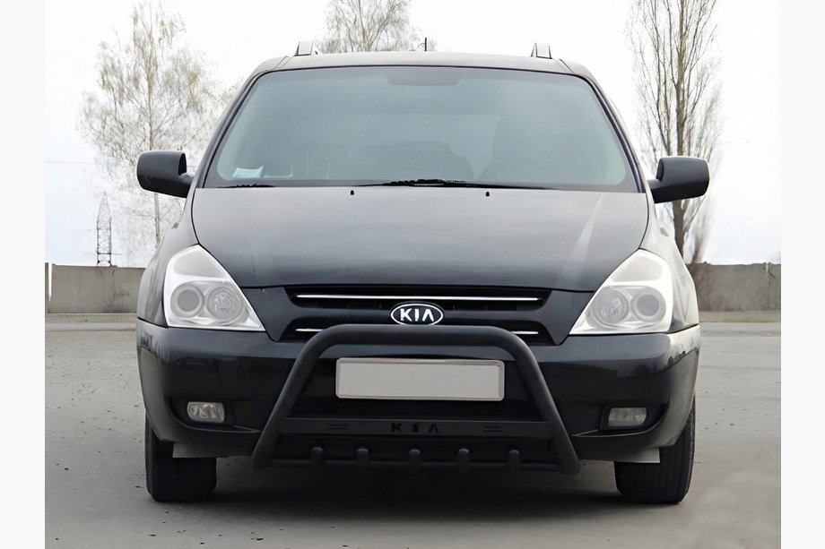 Kia Carnival 2002-2013 Bull Bar WT004 Black (Stainless Steel) Image