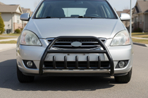 Kia Carens 1999-2012 Bull Bar WT003 Black Stainless Steel photo 1