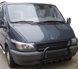 Ford Transit 2000–2014 Bull Bar WT003 Black (2000-2006, Stainless Steel) photo 1