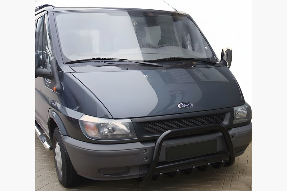 Ford Transit 2000–2014 Bull Bar WT003 Black (2000-2006, Stainless Steel) Image