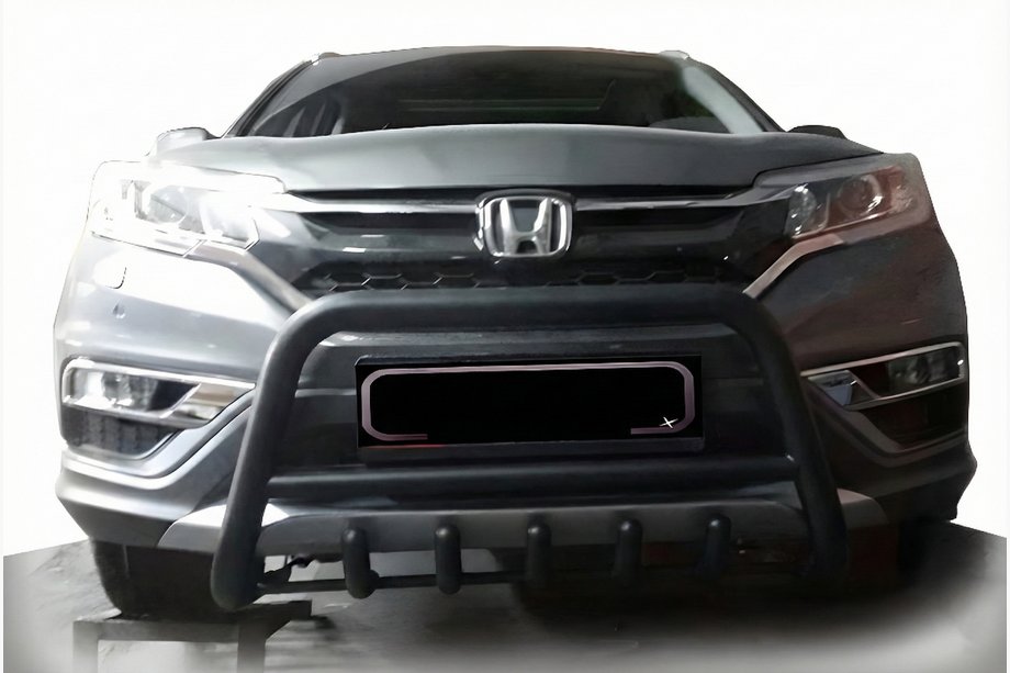 Honda CRV 2017-2022 Front Guard WT003 Black (2016-2019, Stainless Steel) Image