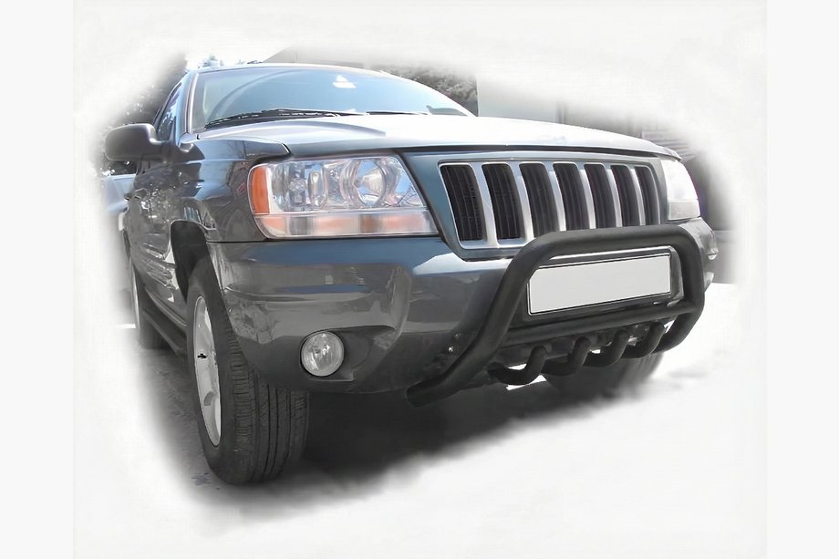Jeep Grand Cherokee WK 2004-2010 Bull Bar WT003 Black Image