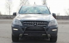 Mercedes ML W164 2005-2011 Bull Bar WT003 Black (Stainless Steel) photo 1