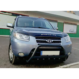 Bull Bar WT004 Black (Stainless Steel) Hyundai Santa Fe 2 2006-2012 photo 2