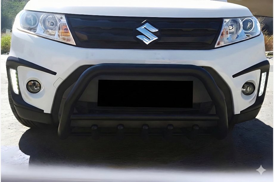 Suzuki Vitara 2015- Bull Bar WT003 Black Stainless Steel Image