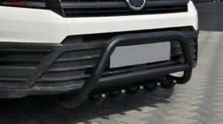 Volkswagen Crafter 2016- Bull Bar WT003 Black Stainless Steel photo 1