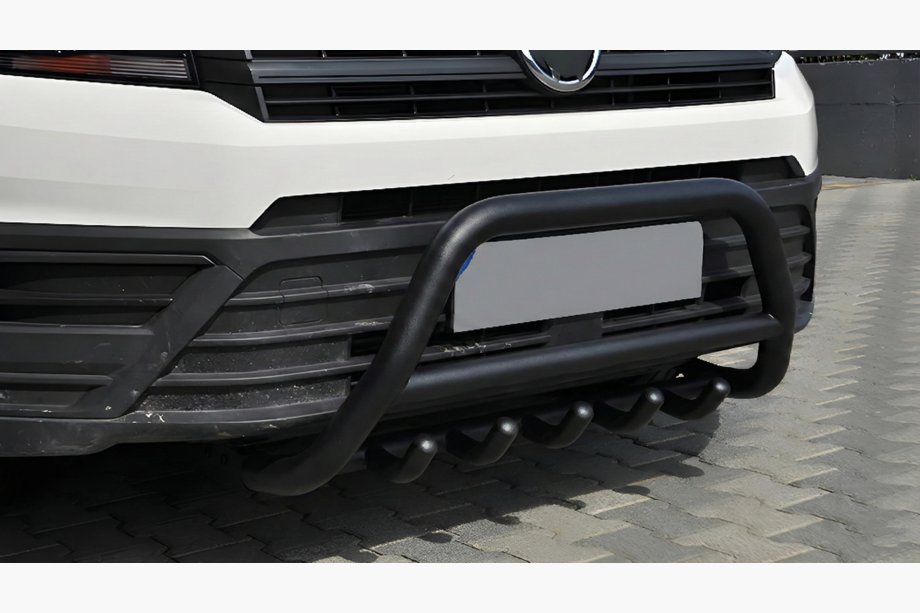 Volkswagen Crafter 2016- Bull Bar WT003 Black Stainless Steel Image