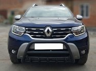 Dacia Duster 2018-2024 Bull Bar without Logo WT003 Black (Stainless Steel) photo 3