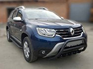 Dacia Duster 2018-2024 Bull Bar without Logo WT003 Black (Stainless Steel) photo 1