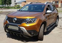 Dacia Duster 2018-2024 Bull Bar without Logo WT003 Black (Stainless Steel) photo 4