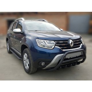 Bull Bar without Logo WT003 Black (Stainless Steel) Dacia Duster 2018-2024 photo 1