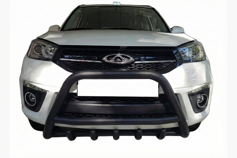 Chery Tiggo 3 2005- Bull Bar WT003 Black Stainless Steel Image
