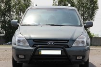 Kia Carnival 2002-2013 Bull Bar WT003 Black Stainless Steel photo 1