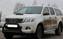 Toyota Hilux 2006-2015 Bull Bar WT003 Black Stainless Steel photo 3