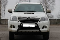 Toyota Hilux 2006-2015 Bull Bar WT003 Black Stainless Steel photo 1