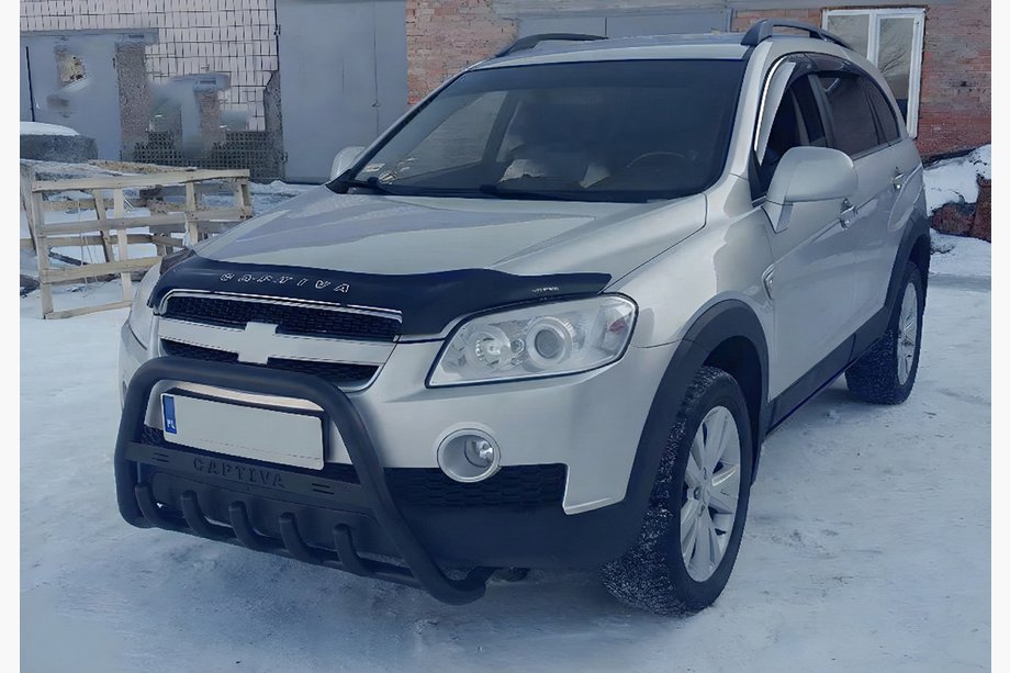 Chevrolet Captiva 2006-2019 Bull Bar WT004 Black (Stainless Steel) Image