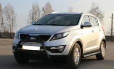 Kia Sportage 2010-2015 Bull Bar WT004 Black (Stainless Steel) photo 1