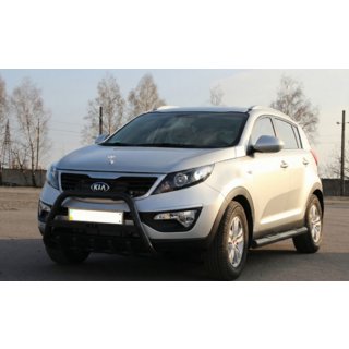 Bull Bar WT004 Black (Stainless Steel) Kia Sportage 2010-2015 photo 1