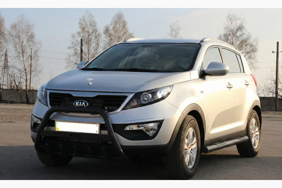 Kia Sportage 2010-2015 Bull Bar WT004 Black (Stainless Steel) Image