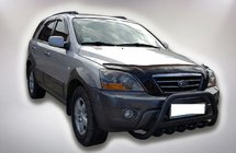 Kia Sorento I BL 2002-2009 Bull Bar WT004 Black (Stainless Steel) photo 1