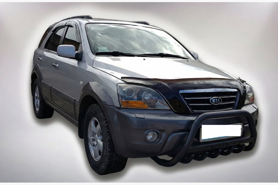 Kia Sorento I BL 2002-2009 Bull Bar WT004 Black (Stainless Steel) Image