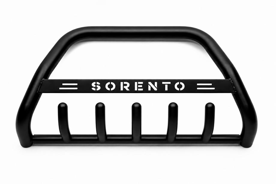 Kia Sorento III UM 2014-2020 Bull Bar WT004 Black (Stainless Steel) Image