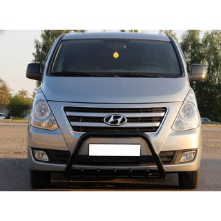 Bull Bar WT004 Black (Stainless Steel) Hyundai H300, H1, Starex 2008-2020 photo 1