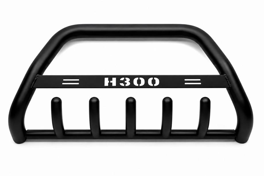 Hyundai H300, H1, Starex 2008-2020 Bull Bar WT004 Black (Stainless Steel) Photo 2