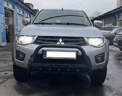 Mitsubishi L200 2006-2015 Bull Bar WT004 Black (Stainless Steel) photo 1